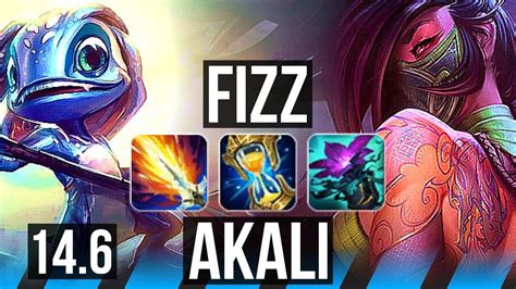 fizz vs akali mid