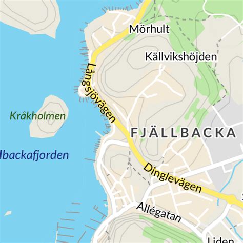 Karta Fjällbacka Camping