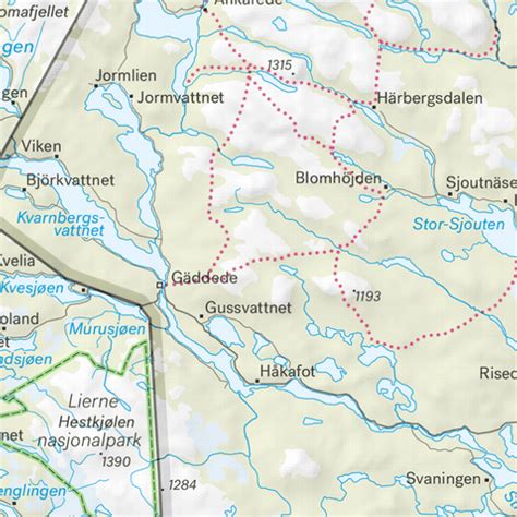 Fjällkarten Schweden Geobuchhandlung Kiel