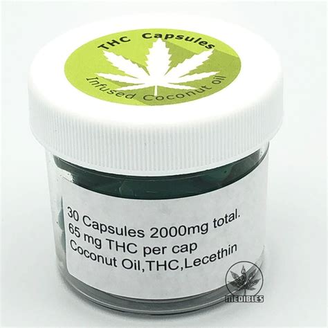 10 x10 mg THC capsules (100 mg total ) National Holistic Healing