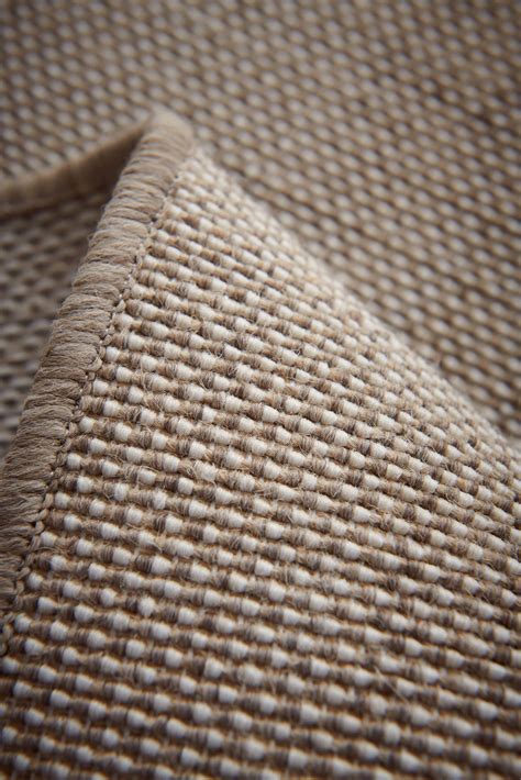 NICOLAH Flach gewebter Teppich 240 x 330 cm Natur Teppiche Jotex