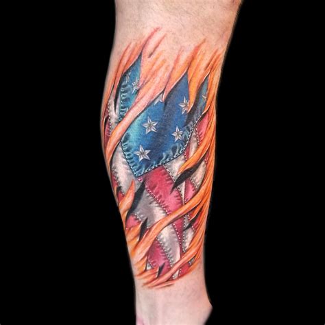 Fun American flag tattoo! Tattoosformen American flag sleeve tattoo