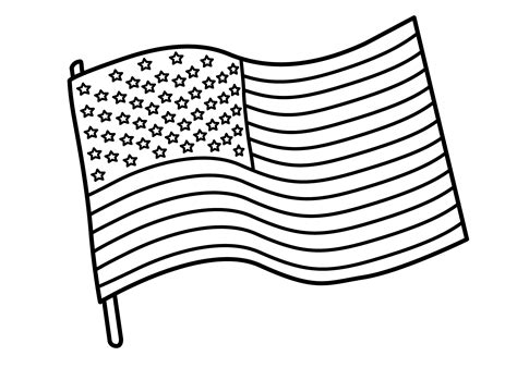 Flag Of The Usa Coloring Pages