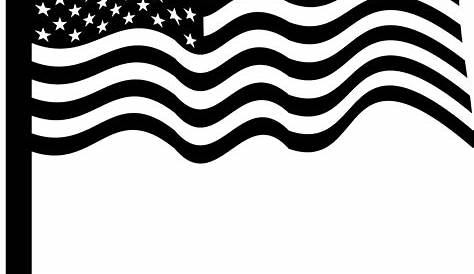 Black and white flag vector image | Free SVG
