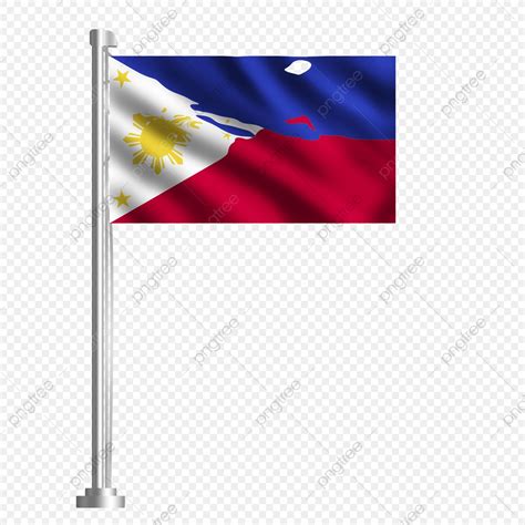 Flag Blue White Red Triangle