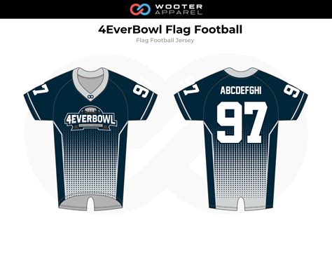 flag football jersey with flags