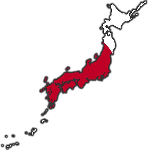 flag map of japan