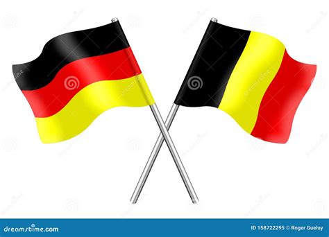 flag of belgium and germany