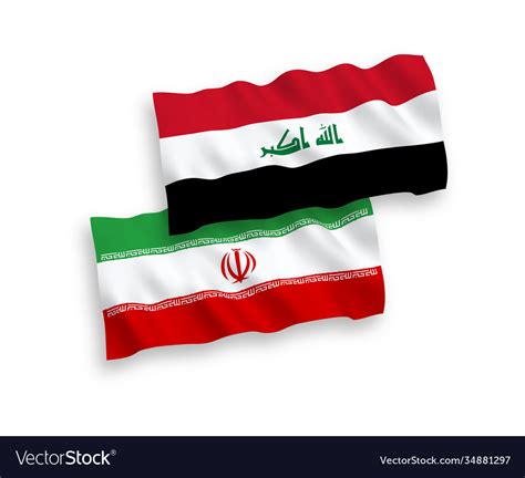 flag of iran and iraq