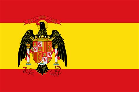 flag of spain with eagle