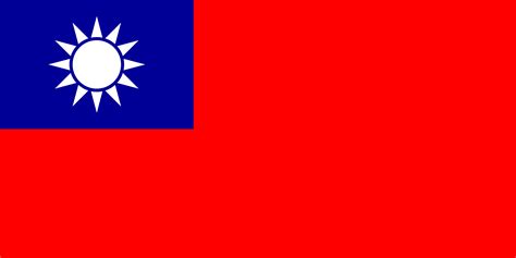 flag of taiwan and china