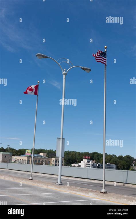 Flag Pole Canada Border