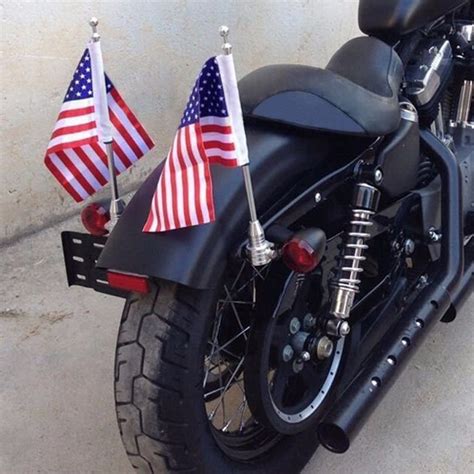 flag pole for motorcycle