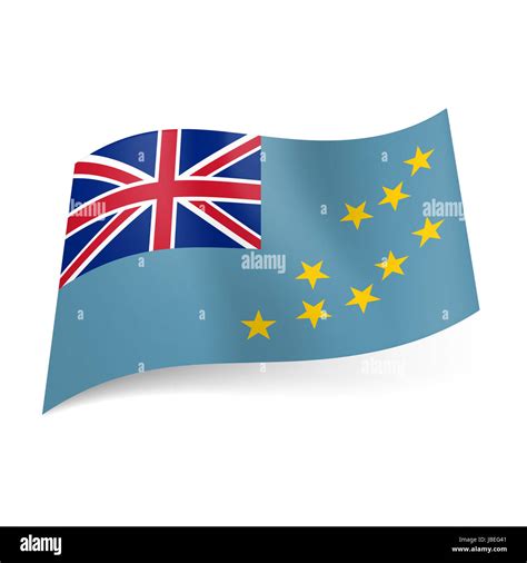 flag with stars and british flag