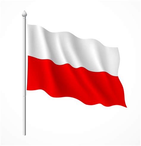 flaga polski do wydruku za darmo