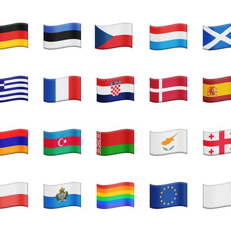 Flags Copy And Paste