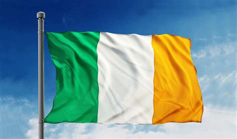 Flags Green White And Orange