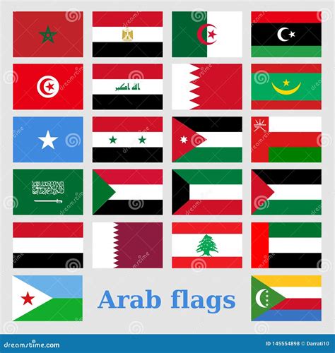 flags of the arab nations