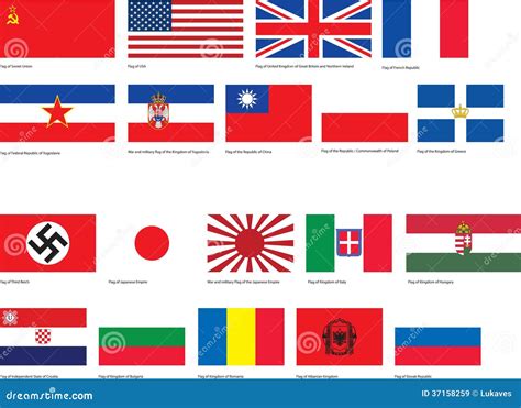 Flags Of World War 2