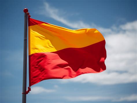 Flags Red And Yellow