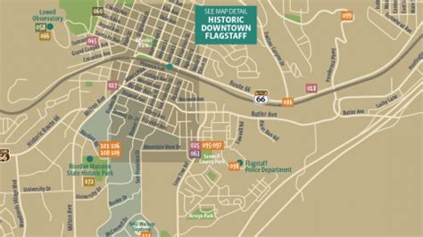 Flagstaff Downtown Map
