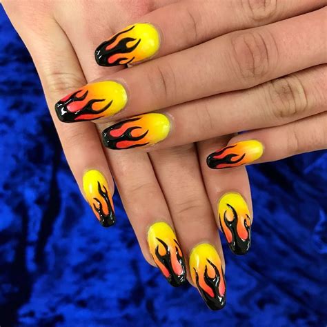 20 Ideas for Flame Nail Designs Home, Family, Style and Art Ideas