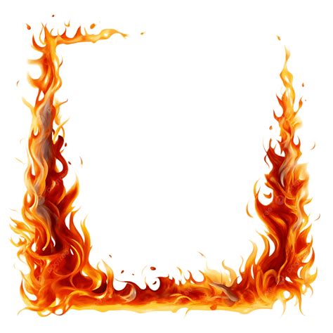 Flame Border Design