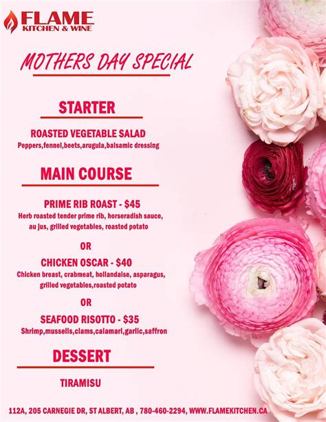 flame kitchen bar menu