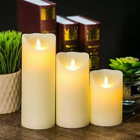 flameless led scented wax candles