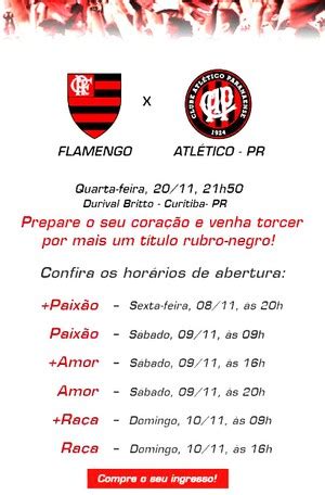 flamengo x athletico-pr ingressos