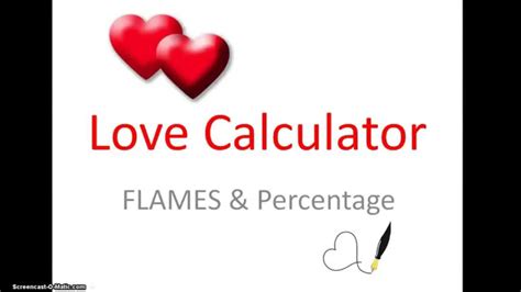 flames love calculator percentage online
