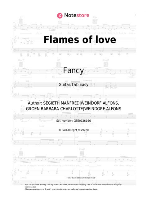 flames of love chords