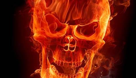 Flaming Skull Wallpaper (59+ images)