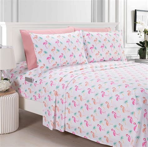 Flamingo King Size Sheets