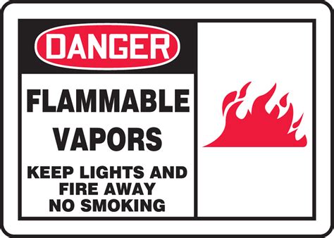 flammable vapors