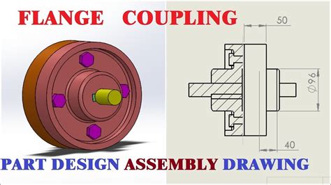 Flange Coupling Part Drawing