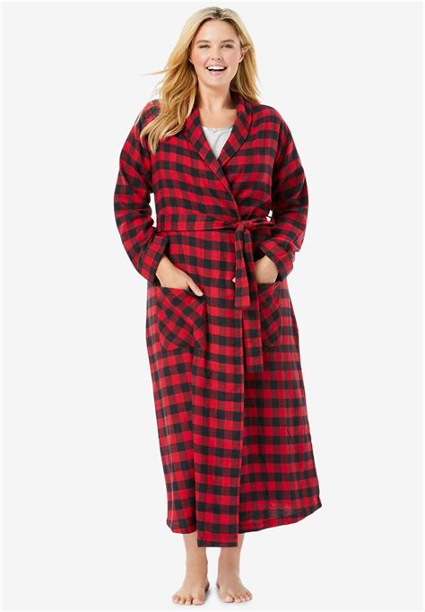 flannel bathrobes