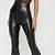 flared leather trousers