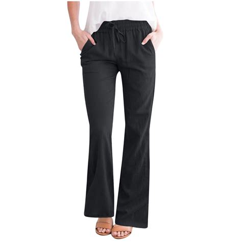 Flared Drawstring Beach Pants