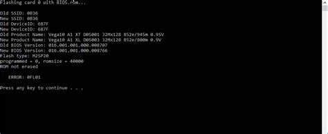 Flash Bios Dos Commands