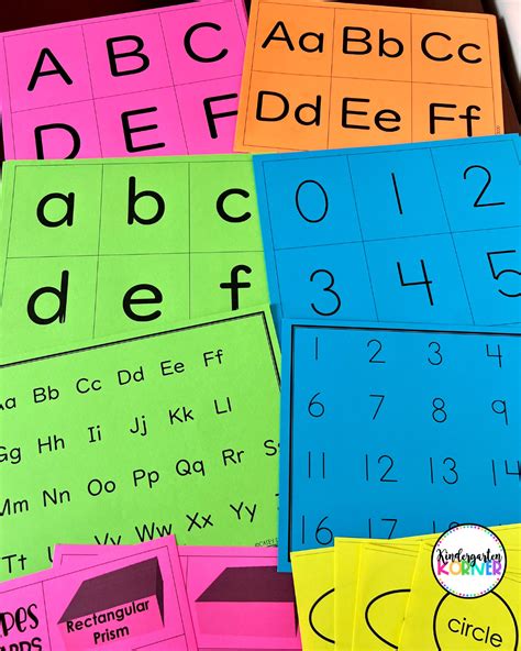Flash Cards Alphabet Numbers