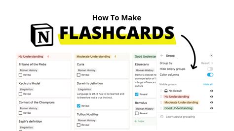 Flash Cards In Notion