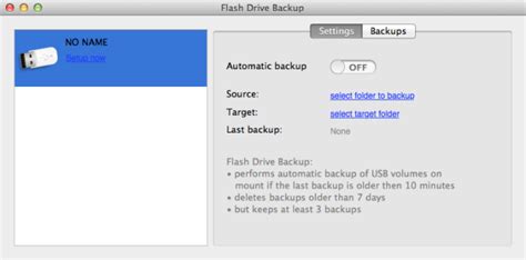 Flash Drive Backup Program