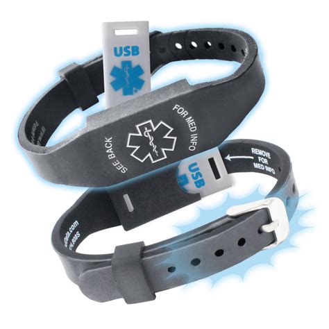 flash drive medical alert bracelets