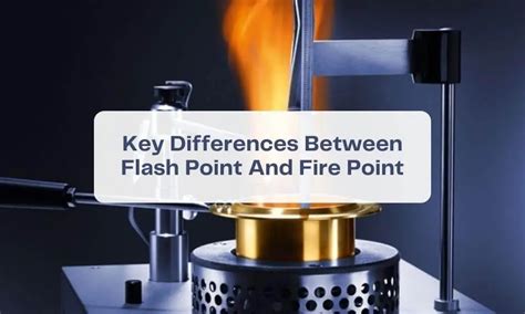 Flash Point And Fire Point Application