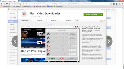 flash video downloader chrome extension mac