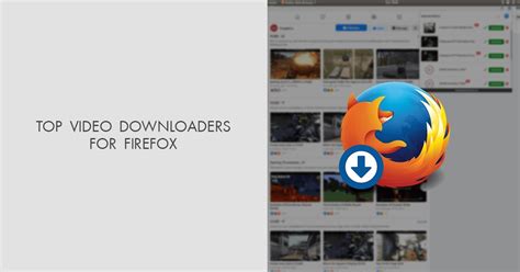 Flash Video Downloader pro Firefox