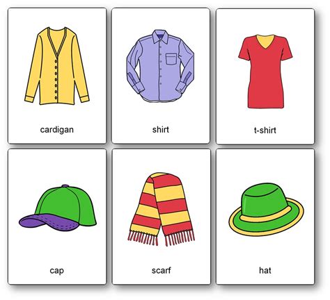 Flashcards Clothes Cycle 3