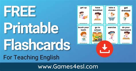 Flashcards In Teaching English