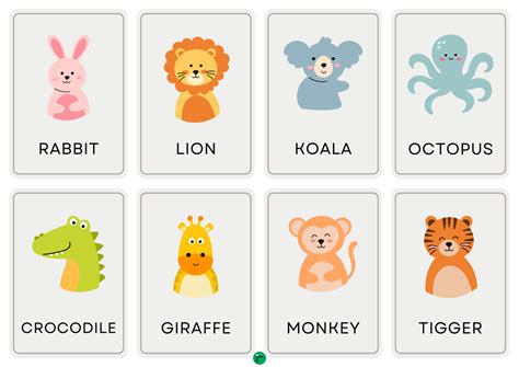 Flashcards Ingles Infantil